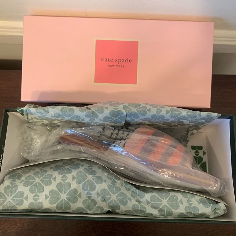 Kate Spade New York Women’s slide slip on rubber sandal Sz 5 and 6 new, NIB - Picture 8 of 8
